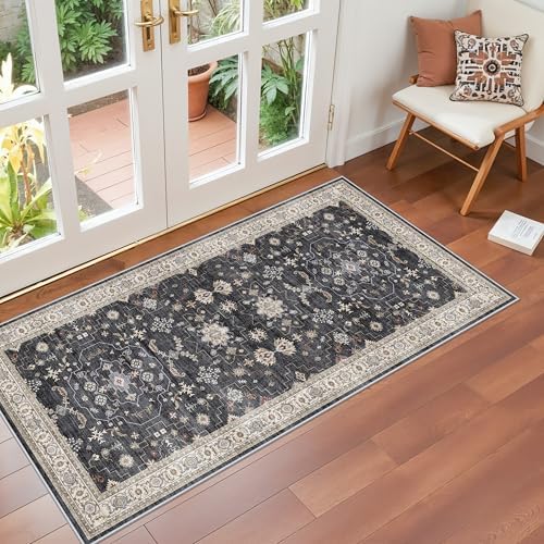 RUUGME 2x4 Entryway Runner Rugs: Non-Slip Washable Small Runners - Image 2