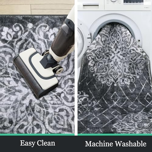 HEBE Hallway Runner Rug 2'x6', Washable Non Slip Kitchen Rug Runner - Image 5