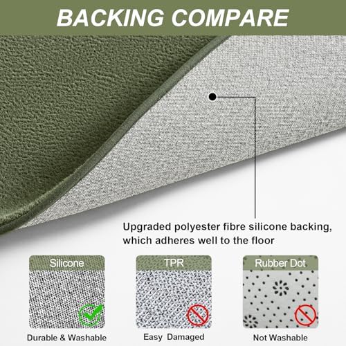 Vasofe 2x4 Hallway Runner Rug, Non Slip Bedroom Runner Rug, Washable Rugs - Image 6