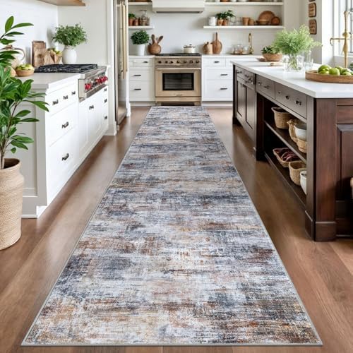 IOHOUZE Abstract Runner Rug 3x16 Ft Washable Runners - Image 3