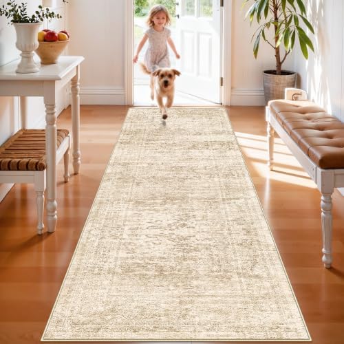 Washable Hallway Runner Rug 3x8: 8ft Runner by TOPRUUG