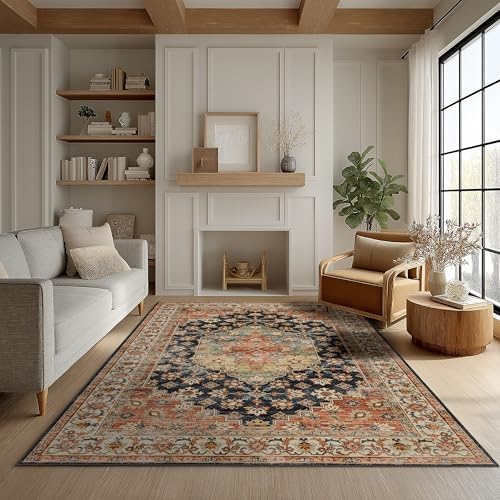 Ruaruarug Washable Area Rug 4×6 by Ruaruarug