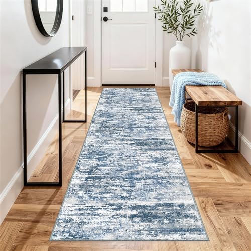 2.6x8 ft Wide Rug Runners for Hallways Non Slip, Kitchen Runner Rug by TTelephant