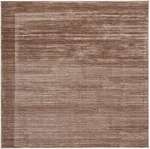 SAFAVIEH Vision Square Rug 5', Modern Tonal Light Brown VSN606C - Image 3