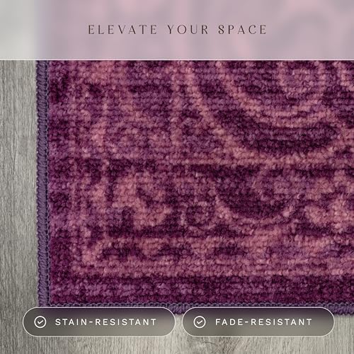 Maples Rugs Pelham Vintage Medallion Runner Rug - Image 2
