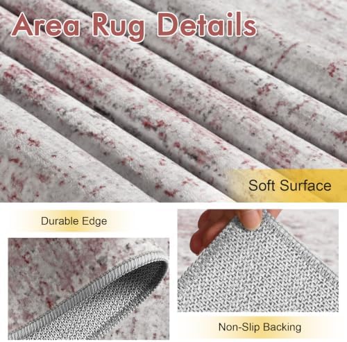 9x12 Ft Abstract Washable Area Rugs - Image 6