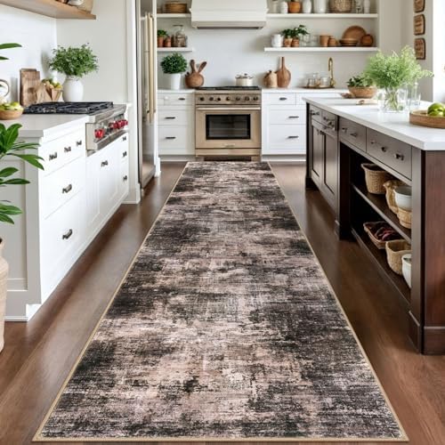 IOHOUZE Abstract Runner Rug 3x14 Ft Washable Runners - Image 3