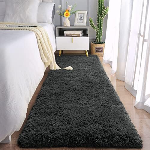 Chicrug Soft Runner Rugs for Bedroom Living Room Plush Fluffy Rug 2x6 by ChicrugHomeDecor