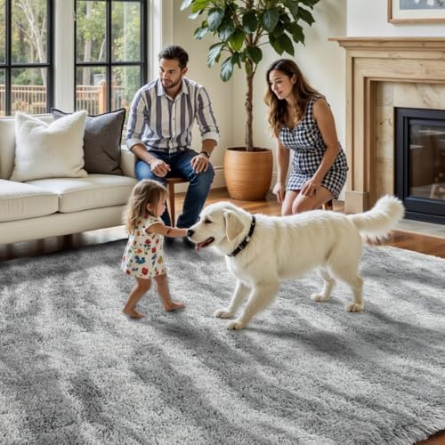 4x6 Non-Slip Fluffy Area Rugs For Living Room - Image 7