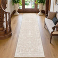 2x6 Beige Neutral Kitchen Hallway Vintage Runner Rug by ugoutry