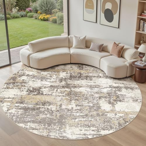 10ft Round Rug, Circle Area Rugs by JessibouAreaRug
