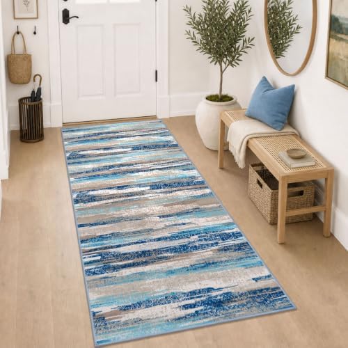 Lansny Abstract Washable Runners by lansny