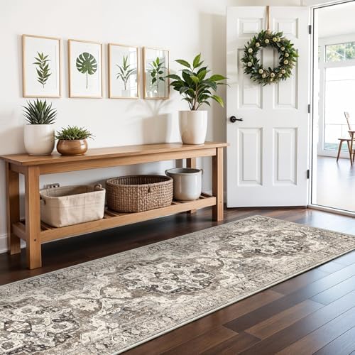 Washable 2x8 Hallway Runner Rug: Soft Kitchen Rug Non Slip Floor Runner - Image 2