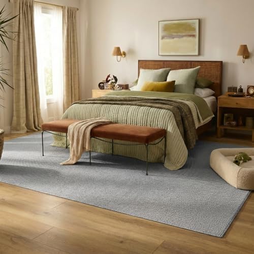 Garvee 9x12 Modern Solid Color Rug - Image 2