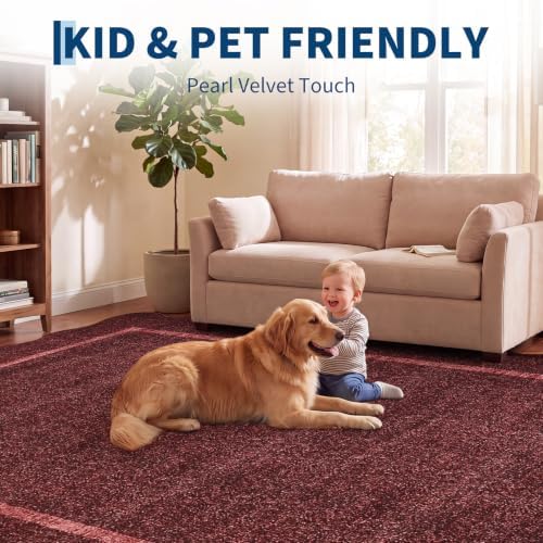 GarveeHome Scalloped Small Area Rug 2x3 Entryway Mat Non Slip - Image 7