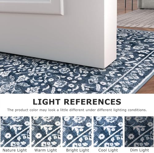 Washable Vintage 2x6 Runner Rug Non Slip Runners - Image 5