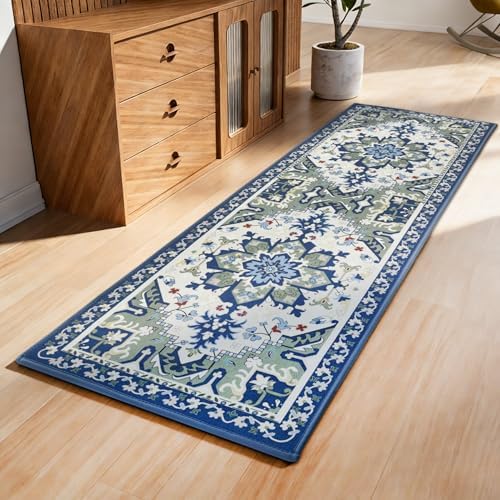 AREDO Runner Rug with Non Slip Rubber Backing 2' * 6', Washable Soft Floor by AREDO