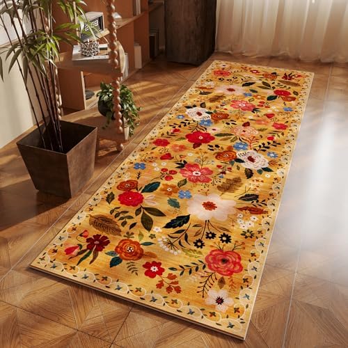 Rugcomf Runner Rug 2'7"x8' Washable - Image 6