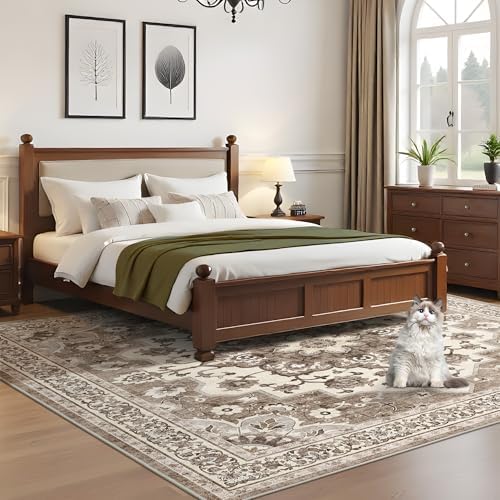Washable Oriental Area Rug: Soft 10x10 Area Rugs - Image 3