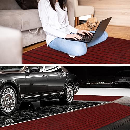 2' x 33' Runner Rugs with Rubber Backing, Indoor Outdoor Utility Carpet Runner - Image 6