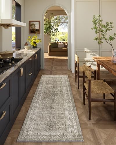 Washable Runners for Hallways Kitchen Rug: 2'x6' Runner Rugs Stain Resistant by palohom