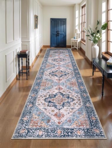 SERISSA 3x12 Washable Non Slip Boho Runner Rug by SERISSAHomeDecorCollection