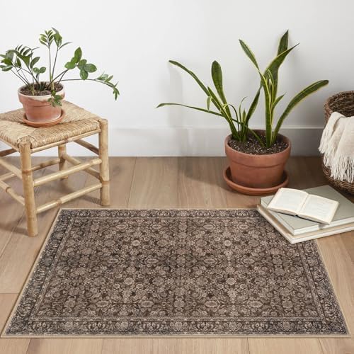 SIILOOM 2x3 Small Washable Area Rug Entryway Door Mat Indoor Kitchen Runner - Image 3