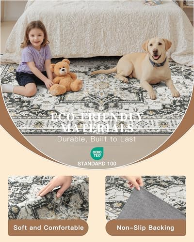 Madane Hallway Runner Rug 3x14 Washable Kitchen Runners Long - Image 5