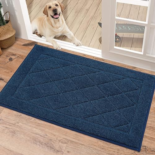 BEQHAUSE Dirt Trapper Door Mat 20" x 32", Doormat Non-Slip by BEQHAUSE