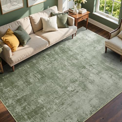 5x7 Ft Abstract Washable Area Rugs by Cuzwlovita