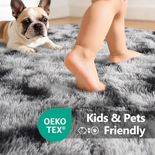 6x9 Large Fluffy Area Rugs Non-Slip - Image 5