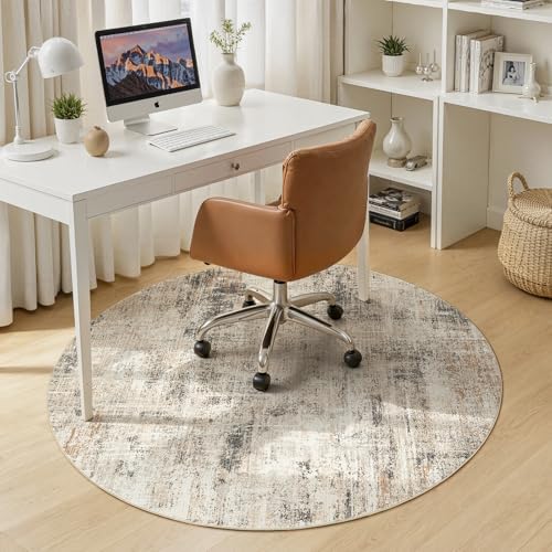 4ft Area Rug for Living Room, Abstract Washable Non-Slip Large Rugs - Image 4