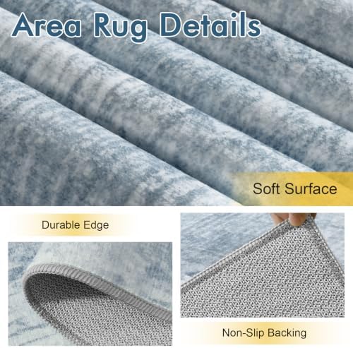 9x12 Ft Abstract Washable Area Rugs - Image 6