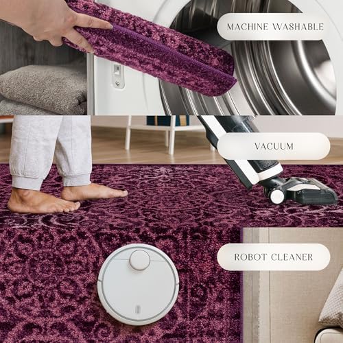 Maples Rugs Pelham Vintage Medallion Runner Rug - Image 6