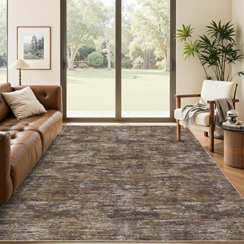 Garvee Modern Area Rug 4x6 Solid Color Washable Rug by Garvee