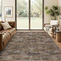 Garvee Modern Area Rug 4x6 Solid Color Washable Rug by Garvee