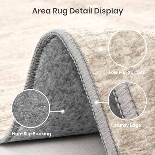 Valenrug Washable Rugs 5x7, Non Slip Large Area Rugs - Image 6
