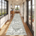 Hallway Runner Rug 2x12 Extra Long Washable Runner by Restydon