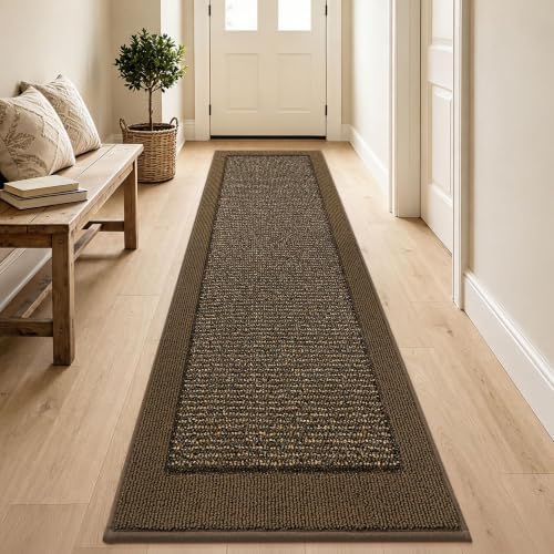 BEQHAUSE Indoor Door Mat 24" x 96", Dirt Trapper Door Mats by BEQHAUSE