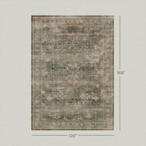 Moss Green 10x14 Extra Large Area Rug - Image 2