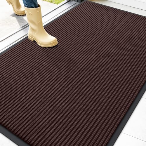 OLANLY Front Door Mat 47x32, Waterproof Heavy-Duty Indoor Outdoor Doormat by OLANLY