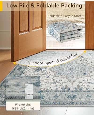 RELEANY Washable Area Rug - Image 4