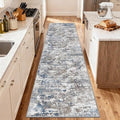 2.6x8 ft Wide Rug Runners for Hallways Non Slip, Kitchen Runner Rug by TTelephant