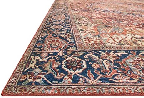 Loloi Layla Red/Navy 2'-3" x 3'-9" Accent Rug - Image 4