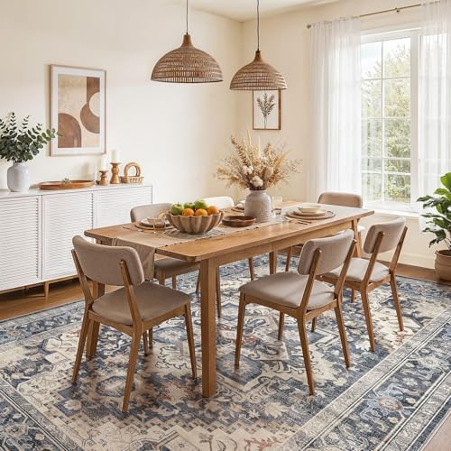 DTICON Vintage Washable 6x9 Area Rug Living Room Rugs - Image 5