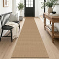 EARTHALL Woven Runner Rug 2x14 Ft Washable Runners by EARTHALL