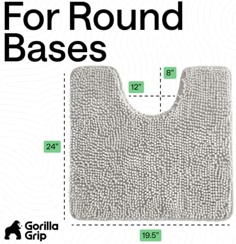 GORILLA GRIP Chenille Bath Rug Mat - Image 2