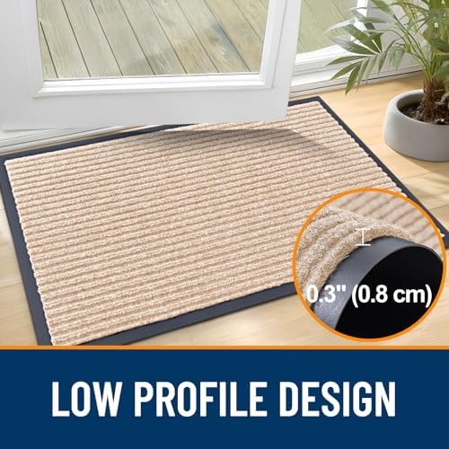 OLANLY Front Door Mat 59x23, Waterproof Heavy-Duty Indoor Outdoor Doormat - Image 4