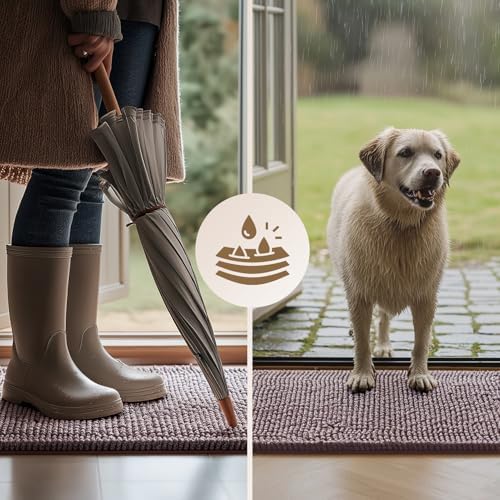 EHEYCIGA 36x24 Super Absorbent Dog Door Mat - Image 4