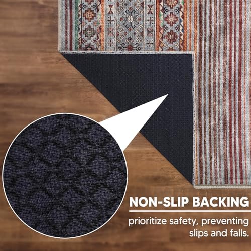Keen Home Design Vintage Washable Area Rug, Non-Slip Low Pile - Image 5
